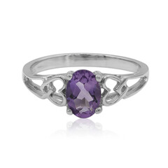 Anillo en plata con Amatista