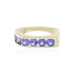 Anillo en oro con Tanzanita AAA (de Melo)