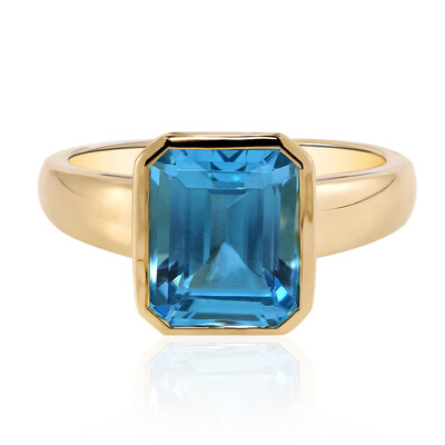 Anillo en oro con Topacio de Marambaia (Tenner Diniz)