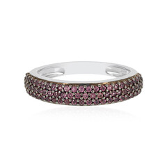 Anillo en plata con Rodolita