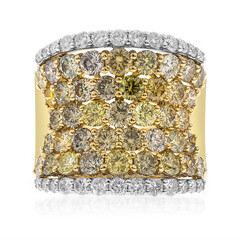 Anillo en oro con Diamante fancy SI2 (CIRARI)