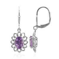 Pendientes en plata con Amatista