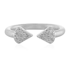 Anillo en plata con Zafiro blanco