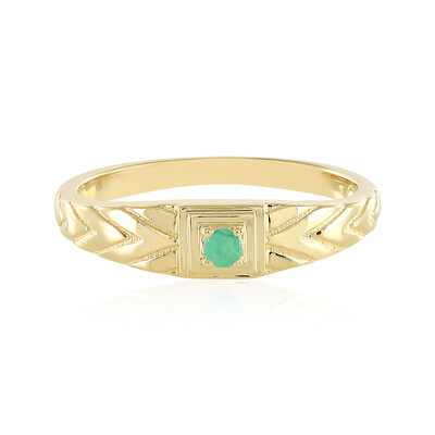 Anillo en plata con Esmeralda de Socoto