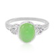 Anillo en plata con Crisoprasa imperial