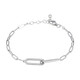 Brazalete en plata con Diamante I3 (I)