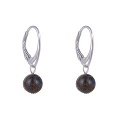 Pendientes en plata con Pietersita