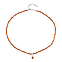 Collar en plata con Granate Hesonita