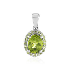 Colgante en plata con Peridoto