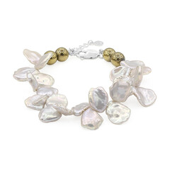 Brazalete en plata con Perla Keshi (TPC)
