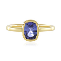 Anillo en plata con Tanzanita (Adela Silber)