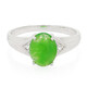 Anillo en plata con Crisoprasa imperial