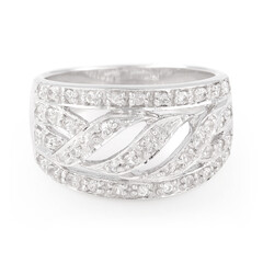 Anillo en plata con Zafiro blanco