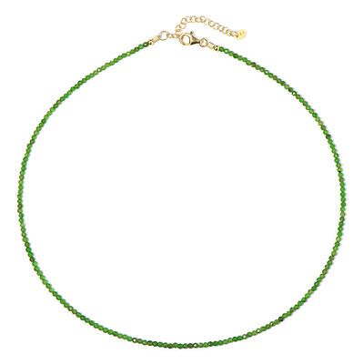 Collar en plata con Diópsido de Rusia