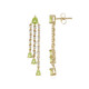 Pendientes en plata con Peridoto