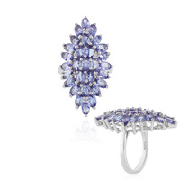 Anillo en plata con Tanzanita
