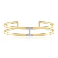 Brazalete en plata con Diamante I3 (J)