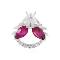 Colgante en plata con Rubí de Madagascar
