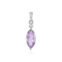 Colgante en plata con Amatista Rosa de Francia