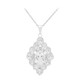 Collar en plata con Topacio blanco