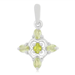 Colgante en plata con Turmalina cuprífera