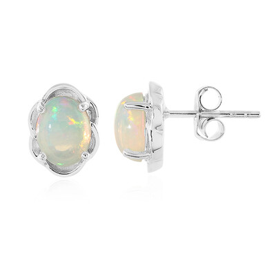 Pendientes en plata con Ópalo de Welo