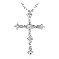 Collar en plata con Topacio blanco