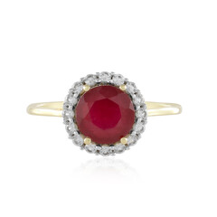 Anillo en oro con Rubí de Madagascar