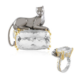 Anillo en plata con Cuarzo blanco (Gems en Vogue)