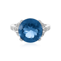Anillo en plata con Fluorita de color cambiante