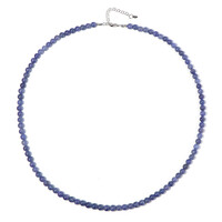 Collar en plata con Tanzanita