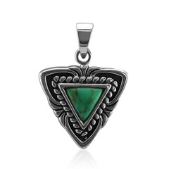 Colgante en plata con Turquesa verde Mohave Kingman (Art of Nature)
