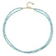 Collar en plata con Apatita azul