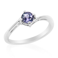 Anillo en plata con Tanzanita sin calentar