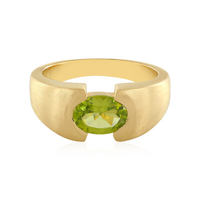 Anillo en plata con Peridoto