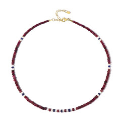 Collar en plata con Rubí (Riya)