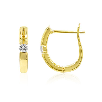 Pendientes en oro con Diamante IF (D) (Annette)