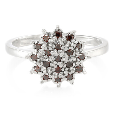 Anillo en plata con Diamante fantasía