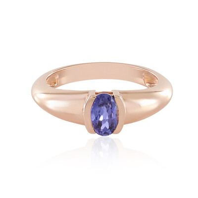 Anillo en plata con Tanzanita
