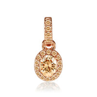 Colgante en oro con Diamante rosa de Francia de Argyle VS1