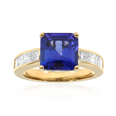 Anillo en oro con Tanzanita AAA (CIRARI)
