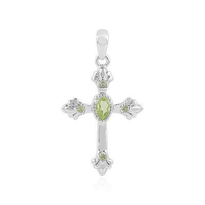 Colgante en plata con Peridoto