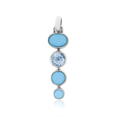 Colgante en plata con Turquesa