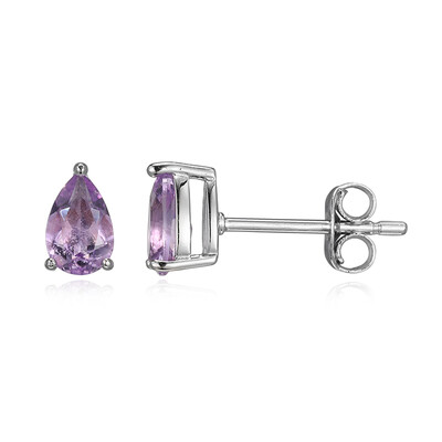 Pendientes en plata con Amatista