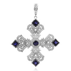 Collar en plata con Iolita (Dallas Prince Designs)
