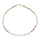 Collar en plata con Perla blanca Freshwater (Riya)