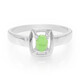 Anillo de hombre en plata con Crisoprasa imperial