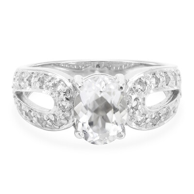 Anillo en plata con Berilo del Himalaya