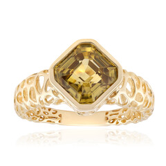 Anillo en oro con Zircón amarillo (Ornaments by de Melo)