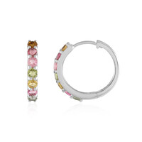 Pendientes en plata con Turmalina